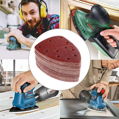 Bosch PSM Sandpaper 105x152mm, P40 Grit, 60-Pack for PSM 100A, PSM 160, PSM 200 AES.