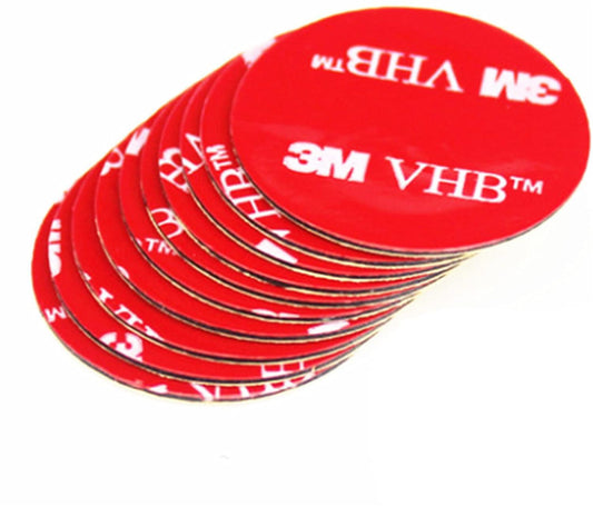 3M VHB 15 x Round Acrylic Foam Double Sided Adhesive Tape Pads Water ,ZQKLA.