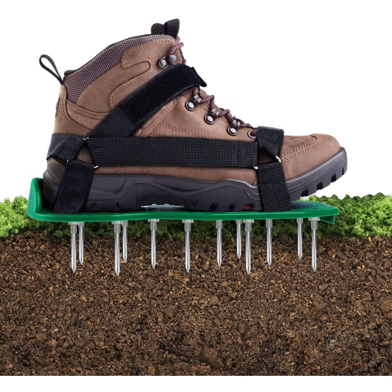 Lawn Aerator Sandals Free Installation, Lawn Spike Shoes Lawn Vertical Cutter Grass Shoes Garden—max