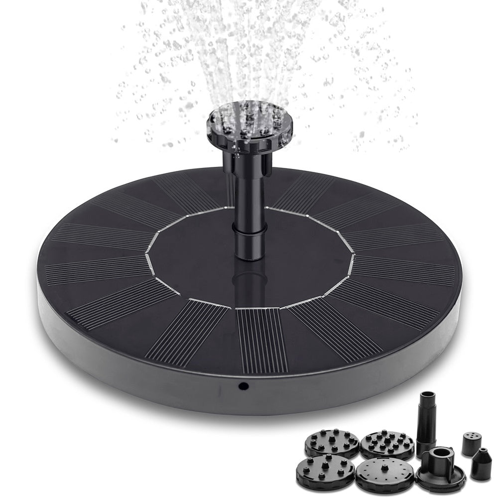 Promotion at a low price! Fountain - Solar Fountain / Water Fountain Solar Cell - 16 cm Black Black Black Black Black