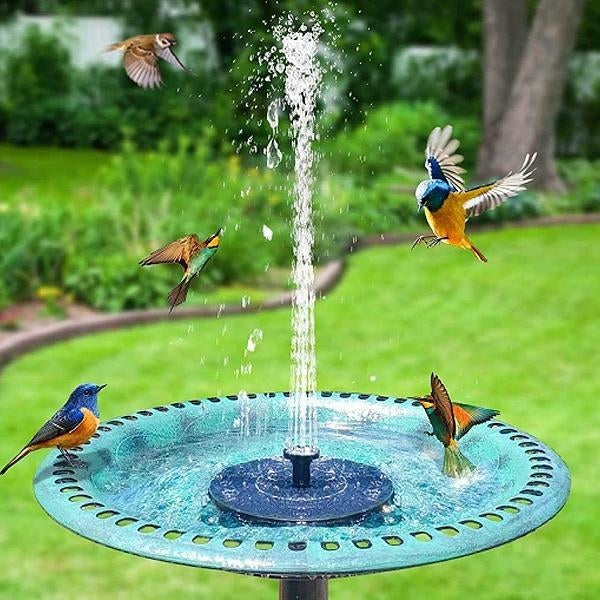 Promotion at a low price! Fountain - Solar Fountain / Water Fountain Solar Cell - 16 cm Black Black Black Black Black