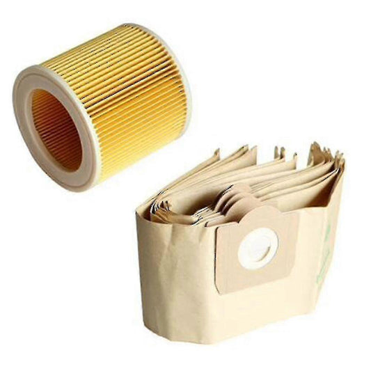 vacuum cleaner bags compatible with KÃ¤rcher WD3 Premium vacuum cleaner, 1 filter.
