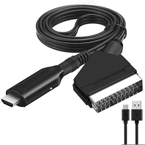 Scart to HDMI Converter, All-in-one Scart to HDMI Adapter, 1080P.