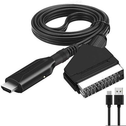 Scart to HDMI Converter, All-in-one Scart to HDMI Adapter, 1080P.