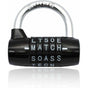 Combination Lock, Code Lock, Waterproof and Rustproof Combination Lock for Families, Schools, Businesses, Cabinets and Other Places (5 Letter Lock).