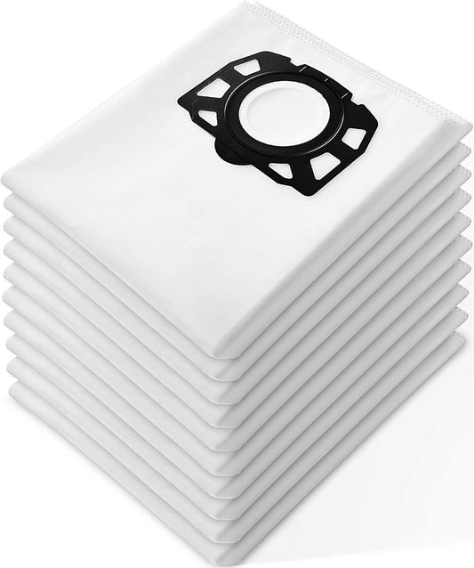 10 pcs vacuum cleaner bags compatible with KÃ¤rcher vacuum cleaners wd4 wd5 wd6 mv4 mv5 mv6.