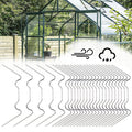 Greenhouse Clamps, 50-pack, greenhouse clamps, stainless steel W-clamps