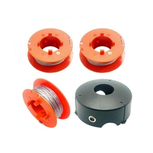 Bosch Art 23 26 30 Easytrim & Combitrim Wire Spool, 8M x 1.6mm, F016800175 (3 Spools + 1 Cover).