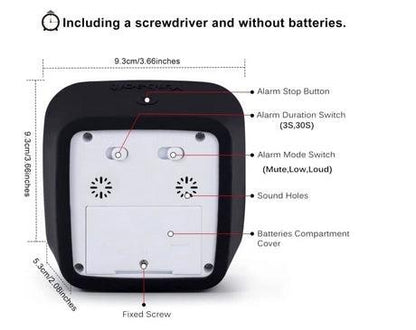 Visual Timer 60min - classroom school for children Black 150.