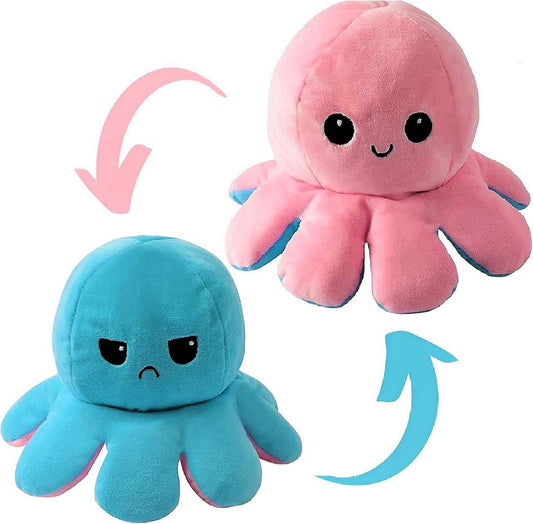 Reversible Octopus Plush - Cute Plush - Plush Octopus Plush - Reversible Plush Toy - Cute Plush - Octopus Reversible Plush.