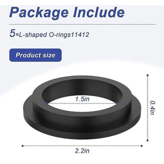 pcs 11412 Pool Filter Pump Washers L-ring Compatible with INTEX Sand Filter Pump Motor..DEBUNS.