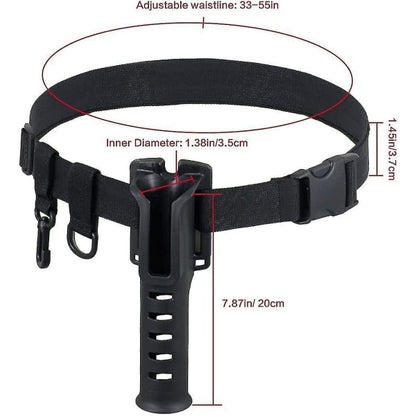 Adjustable Waist Rod Holder Portable Carp Fishing Rod Inserter.
