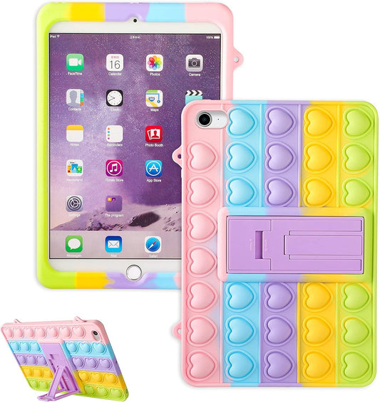 Case for iPad Air 2/iPad 6/ Pro 9.7\" Cartoon Funny Kawaii Cute Silicone Fun Cover Stylish Fashion Unique Design Fidget for Kids Case.