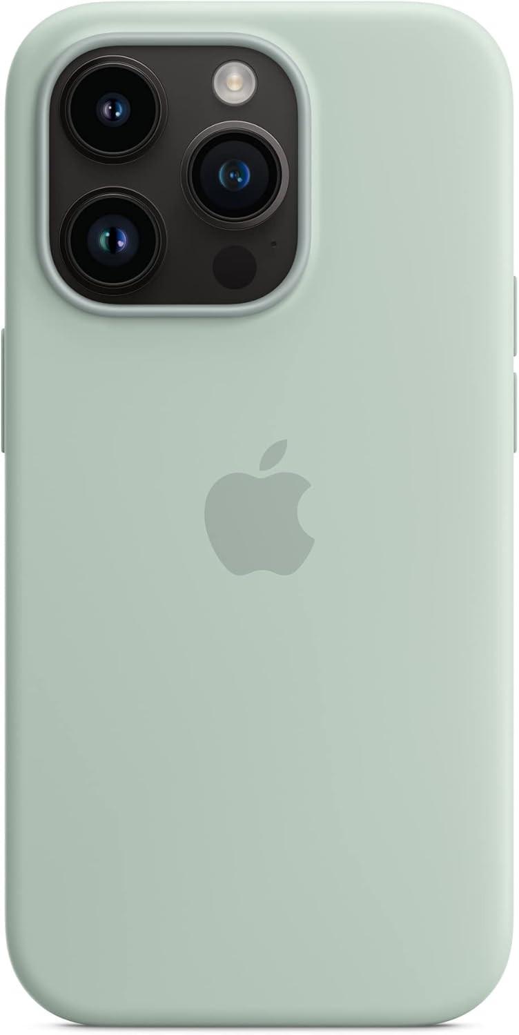 Apple Silicone Case with MagSafe Compatible for iPhone 14 Pro.