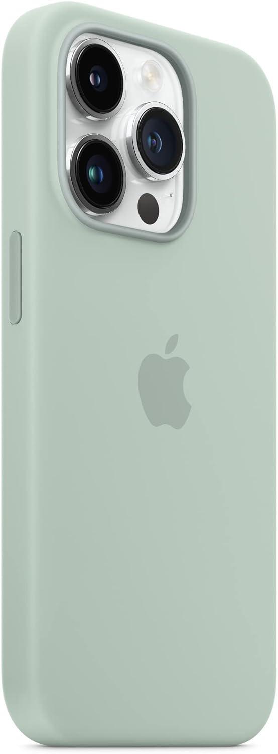 Apple Silicone Case with MagSafe Compatible for iPhone 14 Pro.