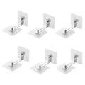 pcs Furniture Wall Anchors without drilling the wall Install anti-tip furniture with kit proofing Attach the shelf to the wall to prevent furniture from falling.