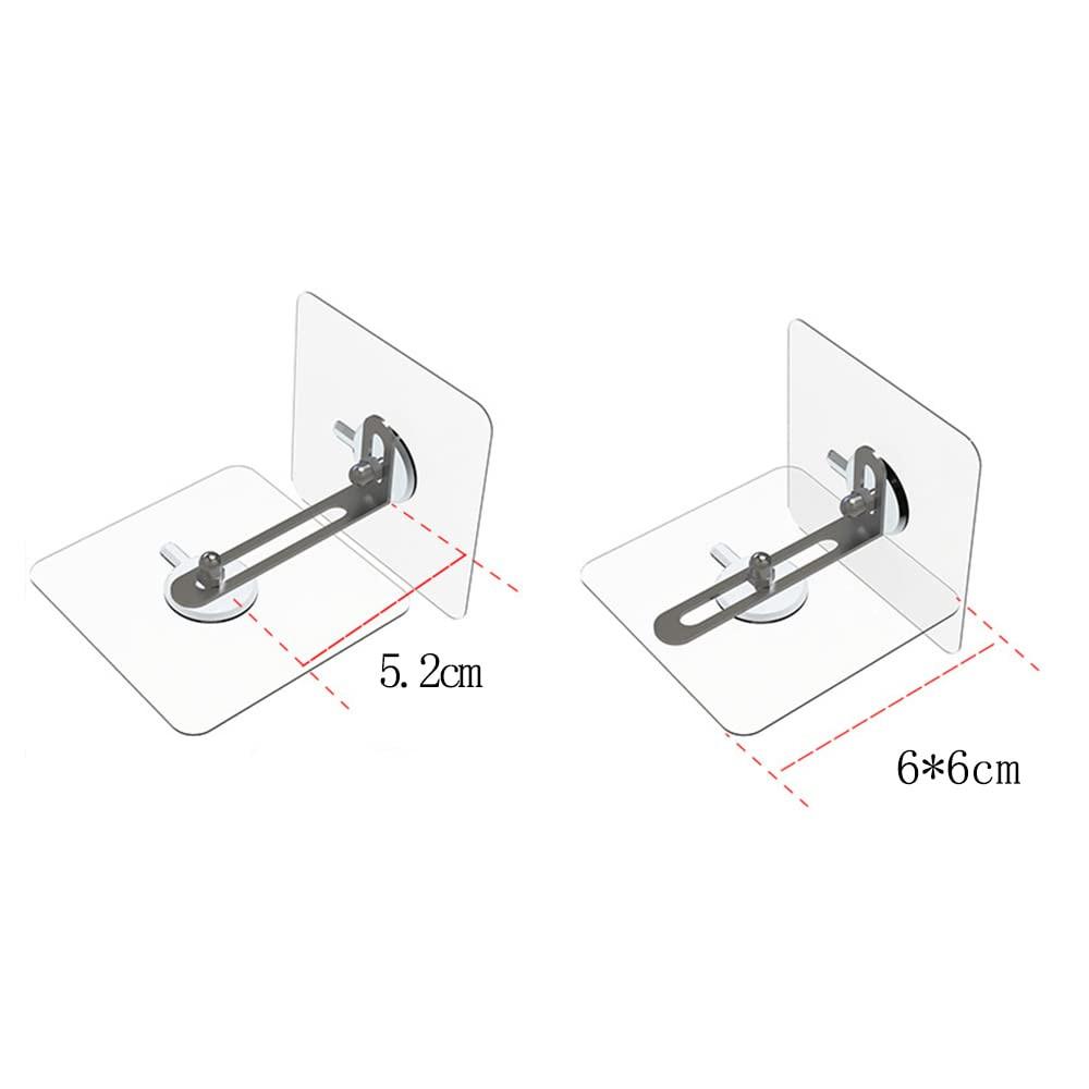 pcs Furniture Wall Anchors without drilling the wall Install anti-tip furniture with kit proofing Attach the shelf to the wall to prevent furniture from falling.
