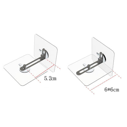 pcs Furniture Wall Anchors without drilling the wall Install anti-tip furniture with kit proofing Attach the shelf to the wall to prevent furniture from falling.