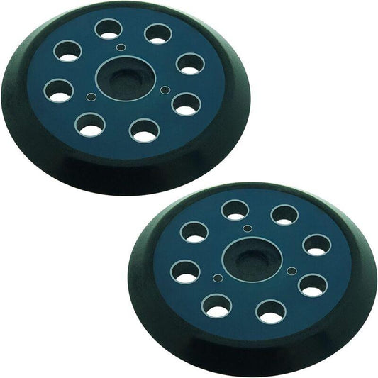 2-pack 125 mm 8-hole sanding discs for random orbital sander, compatible with Makita M9204 BO5030 BO5031 DBO180Z BO8041 DBO180RMJ BO5041 BO5010 BO50111 BO5012..