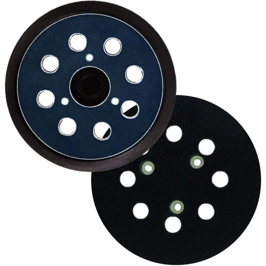 2-pack 125 mm 8-hole sanding discs for random orbital sander, compatible with Makita M9204 BO5030 BO5031 DBO180Z BO8041 DBO180RMJ BO5041 BO5010 BO50111 BO5012..