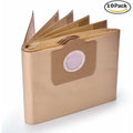 10-pack 6.959-130.0 Paper vacuum cleaner bag A 2201/2204/2504 for Karcher WD3 WD3P Wet and dry vacuum cleaner Replacement.