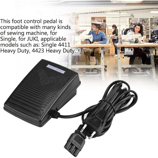 Sewing Machine Foot Pedal, Sewing Machine Pedal with Cord for Home Sewing, Compatible with Singer, JUKI, Husqvarna Viking, Elna, etc (EU).
