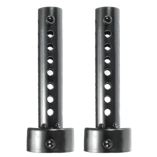 2x Universal Motorcycle Exhaust Pipe Silencer Db Killer 48mm Black.