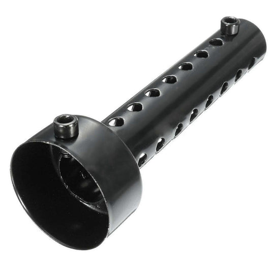 2x Universal Motorcycle Exhaust Pipe Silencer Db Killer 48mm Black.