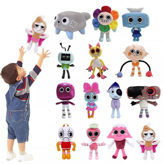 Pebble Plush Toy Dandys World, Soft Stuffed Animal Gift for Children, A1 Size.