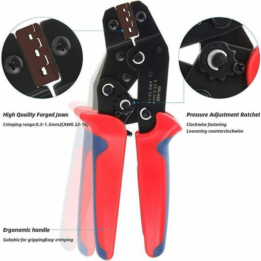 Electrical Cable Lug Pliers, Cable Lug Pliers with Ergonomic Handle Available for Electrical Wire Connectors SN-48B.