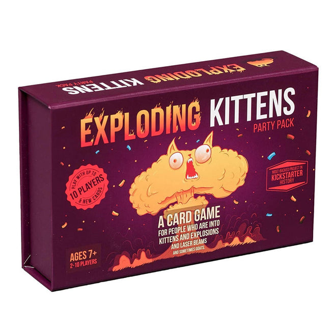 Exploding Kittens Party Game Original Edition Complete in Box. Hover Image