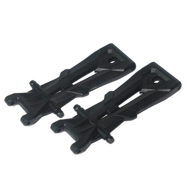 For XLH Hosim 9125 RC Car 14pcs Front Rear Upper Lower Control Arm Control Stub Axle Bumper Black.