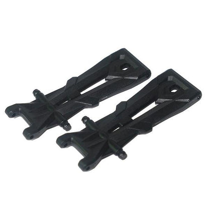 For XLH Hosim 9125 RC Car 14pcs Front Rear Upper Lower Control Arm Control Stub Axle Bumper Black.