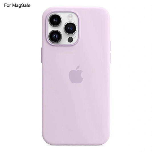 Compatible with iPhone 14 Pro Case Compatible with MagSafe Liquid Silicone Phone Case [Induction Popover] - Perfect Light Purple_tfrf Light purple.