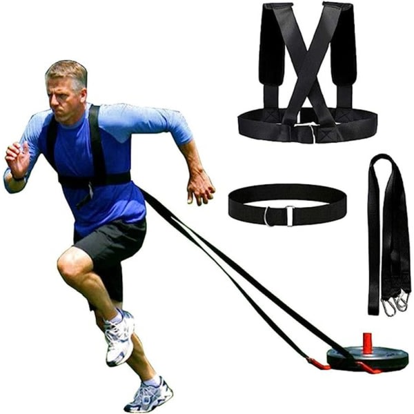 Sled Harness Tire Pull Harness Fitness Resistance Training Workout.