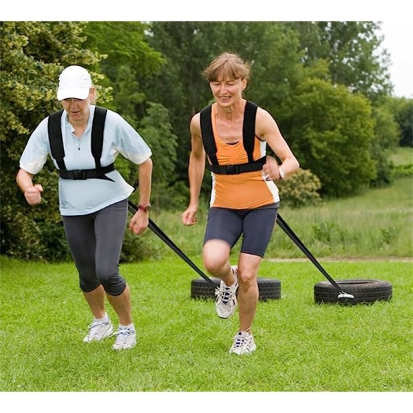 Sled Harness Tire Pull Harness Fitness Resistance Training Workout.