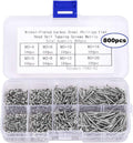 800pcs Small M2 Self Tapping Screws Assortment Box, Countersunk Phillips Flat Head Wood Screws (M2-4mm 5mm 6mm 8mm 10mm 12mm 16mm 20mm).