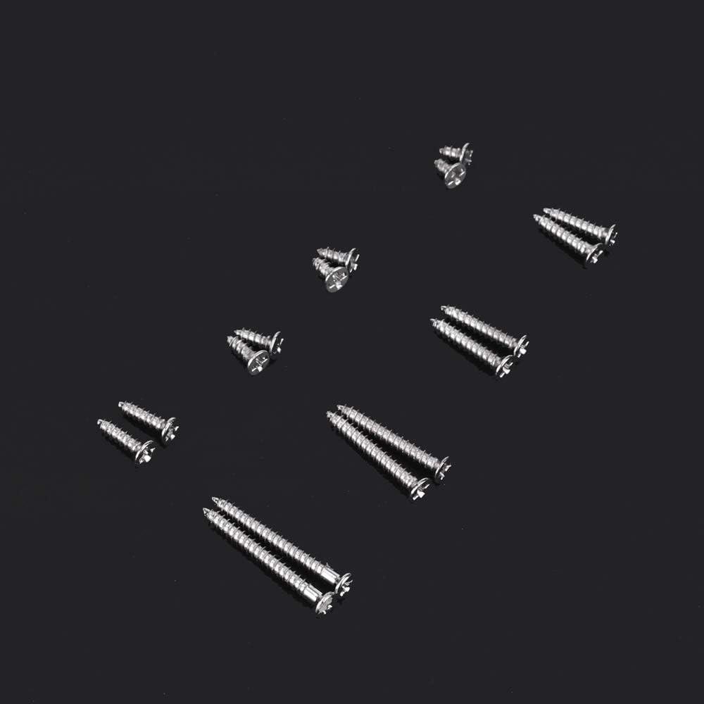 800pcs Small M2 Self Tapping Screws Assortment Box, Countersunk Phillips Flat Head Wood Screws (M2-4mm 5mm 6mm 8mm 10mm 12mm 16mm 20mm).