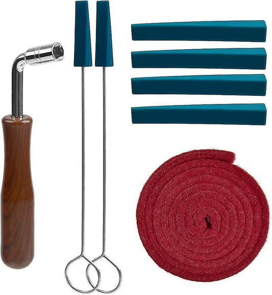 Piano Tuning Kits, Professional 8-Piece Piano Tuning Tools.