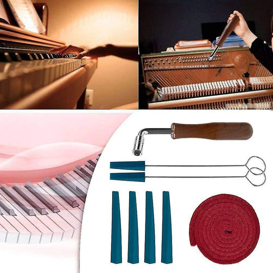 Piano Tuning Kits, Professional 8-Piece Piano Tuning Tools.