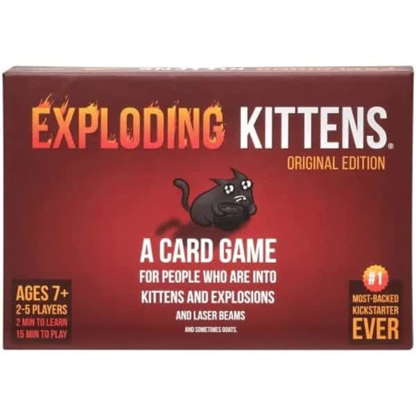 Exploding Kittens - Card Game | Family Friendly Party Game | Russian Roulette | English | Ages 7+ | 2 to 5 Players. Hover Image