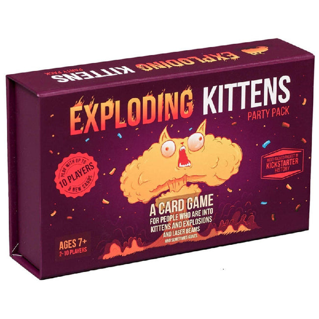 Exploding Kittens Party Pack from Exploding Kittens - Card Games for Adults, Teens and Kids - Fun Family Games - A Russian Roulette Card Game. Hover Image