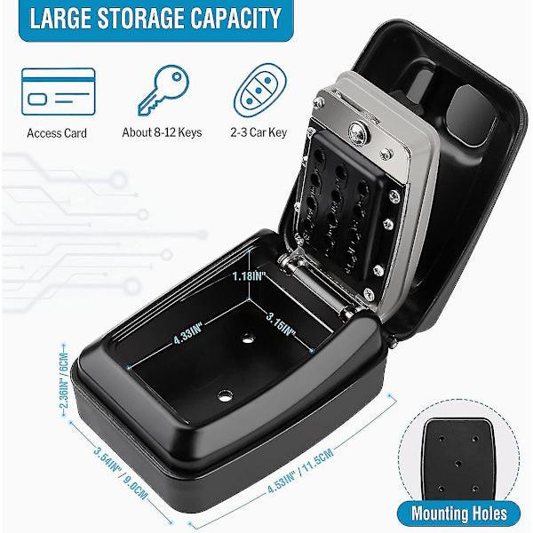 Waterproof key box wall mounted outdoor key box safe key box wall mounted key cabinet.