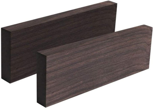 Wood  -  ebony wood wood glossy fade-resistant musical instrument ebony  -  DIY material 2 pcs.