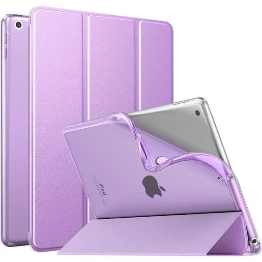 /NN/ Purple iPad 10.2 Case for iPad 9th Generation 2021/iPad 8th Generation 2020/iPad 7th Generation 2019 Soft Frosted Cover Slim Case with S.