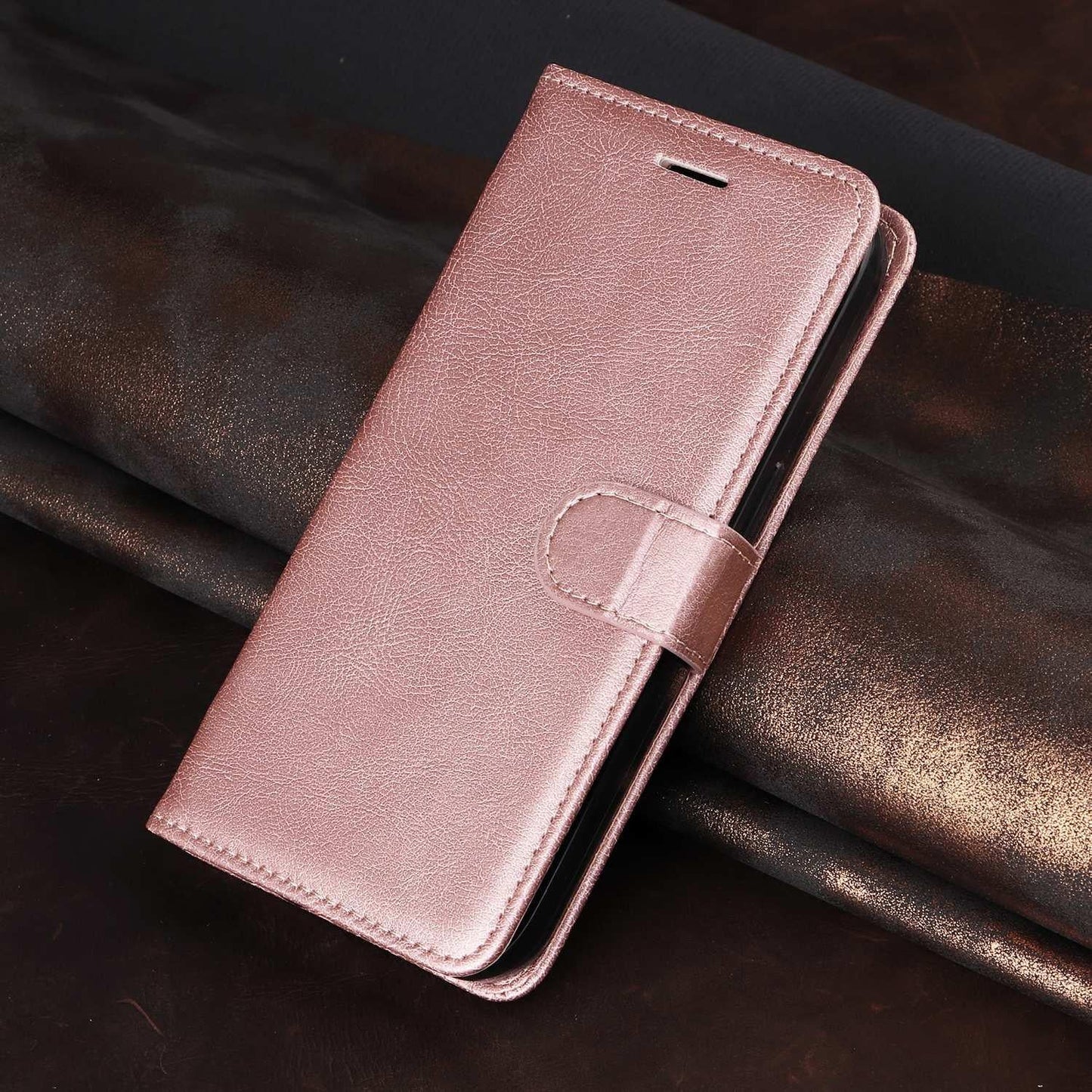 SKALO Xiaomi Redmi A5 4G PU Leather Wallet Case - More Colors_MGF Pink gold Pink gold.