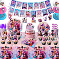 K-pop Demon Hunters Birthday Party Decorations Set - Banner, Cake Topper, Balloons for Kids Theme Celebration{EE} Style 4