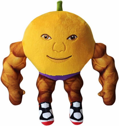 Italian Brainrot Plush, 25 cm U Din Din Din Din Dun Ma Din Din Din Dun Orange Bodybuilder Plush Pillow for Video Game Fans Bodybuilder-tfrf Bodybuilder.
