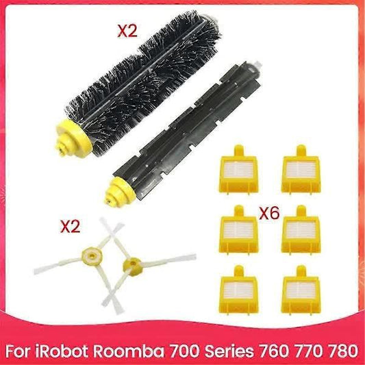 For iRobot Roomba 700 Series 760 770 780 Spare Parts Brushes & Flexible Beater Brush Side Brush HEPA.