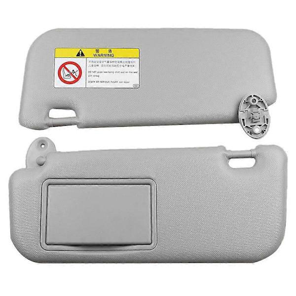 Car Visor for 2014 2015 2016 2017 74320-02B21 74310-02K91 with Mirror Car Accessories Gray.
